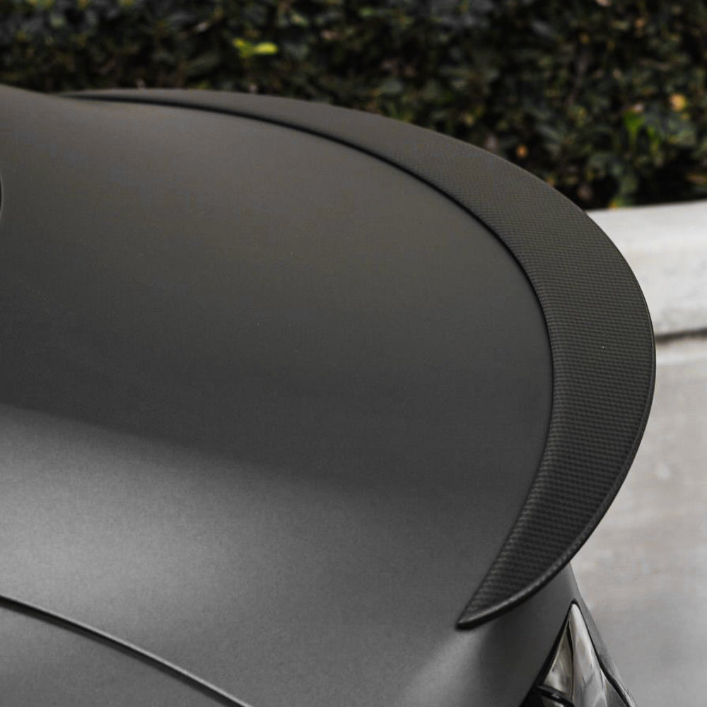 Premium Carbon Fiber Rear Spoiler for Tesla Model 3 & Model Y - High-Performance Aerodynamic Design for Increased Downforce, Better Traction & Improved Battery Efficiency | Perfect for Track Days & Highway Driving