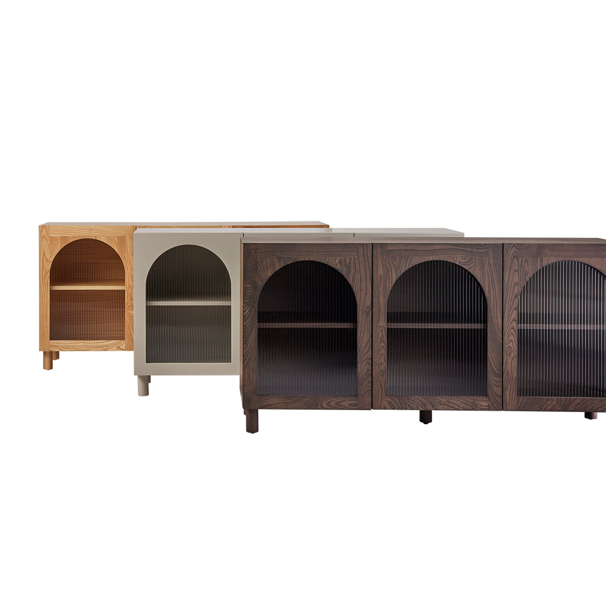 Dawn Mist Buffet Unit - Elegant Sideboard Cabinet for Dining Room, Kitchen Storage & Home Decor - Perfect for Entertaining & Organizing Dishes