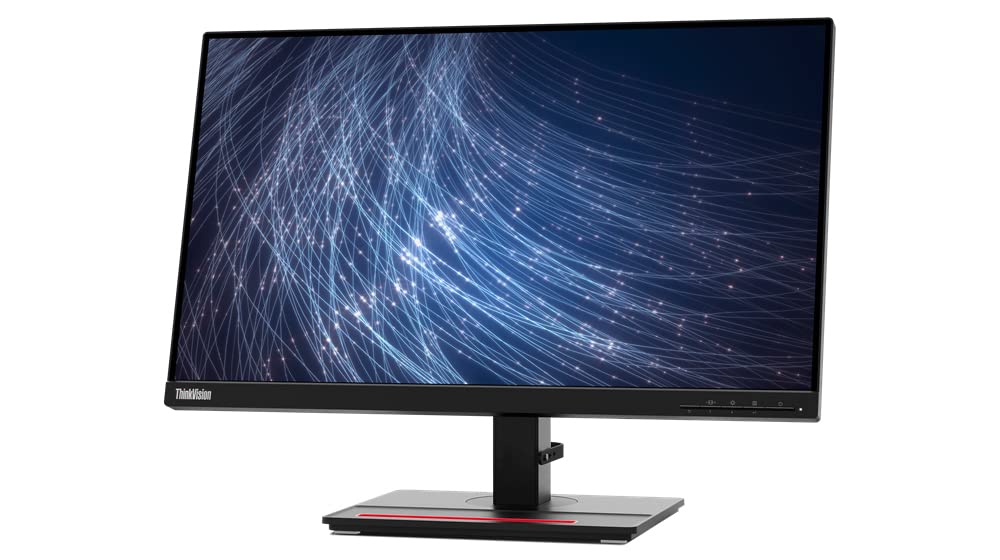 Lenovo ThinkVision T24m-29 23.8 Inch Full HD IPS Monitor - 1920x1080 Resolution, 60Hz, HDMI/VGA Ports, VESA Mountable, Business & Home Office Computer Screen for Work, Gaming & Entertainment
