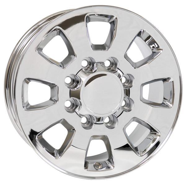 18 Inch Chrome Replacement Wheel for GMC Sierra 1500HD (1999-2010) - OEM Style Rim 9504055 - Perfect for Off-Roading, Towing & Truck Customization