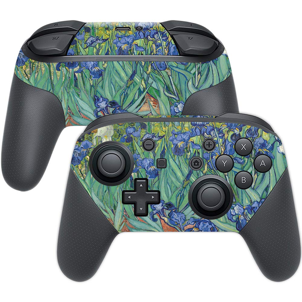 MightySkins Vinyl Decal Wrap Cover for Nintendo Switch Pro Controller - Irises Design | Protective, Durable, Custom Skin | Easy to Apply & Remove | Made in USA | Perfect for Gaming, Travel & Personalization