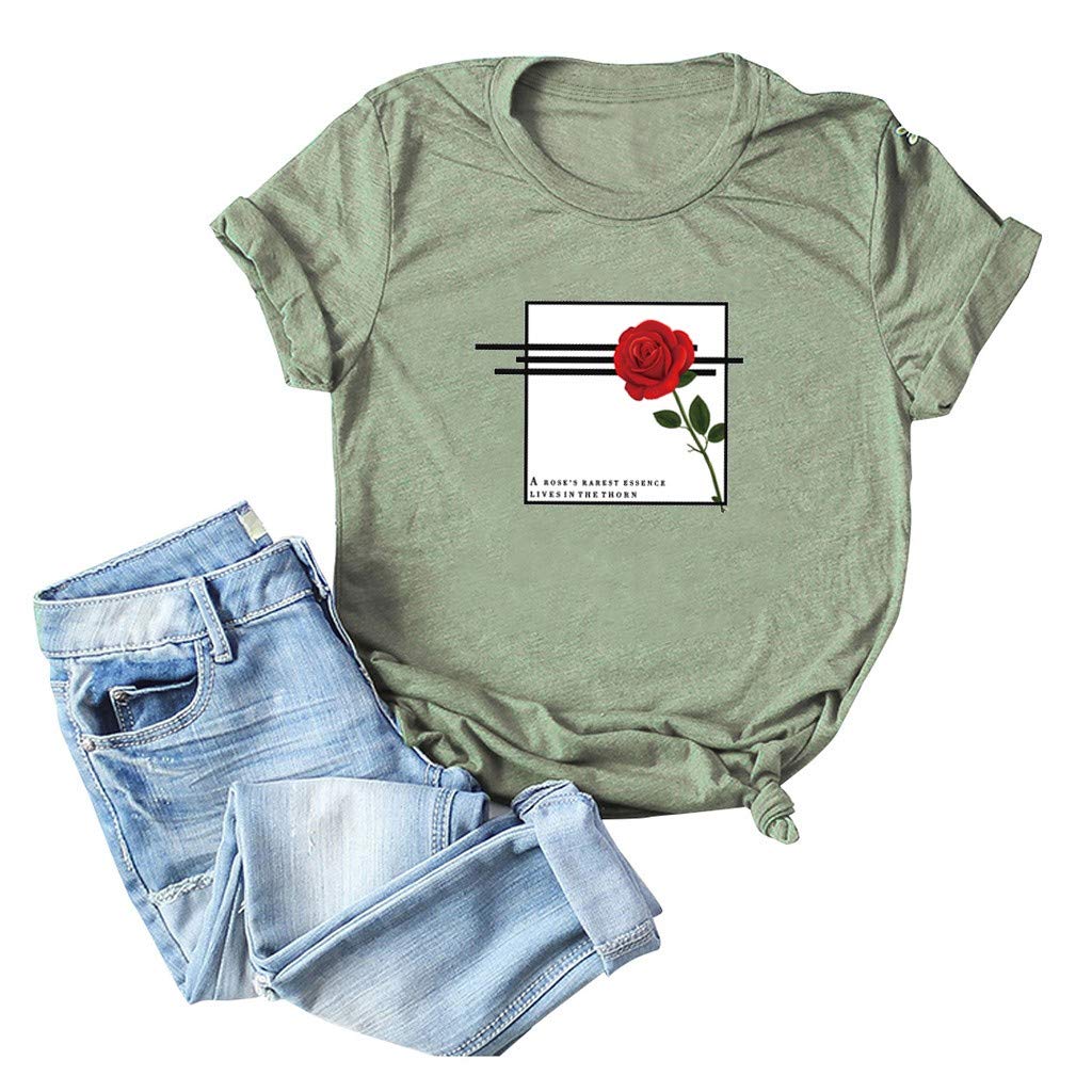 Women's Graphic T-Shirts - Plus Size Valentine's Day Cute Blessed Funny Inspirational Teacher Fall Tees & Tops | Casual Wear, Gifts, School, Holidays