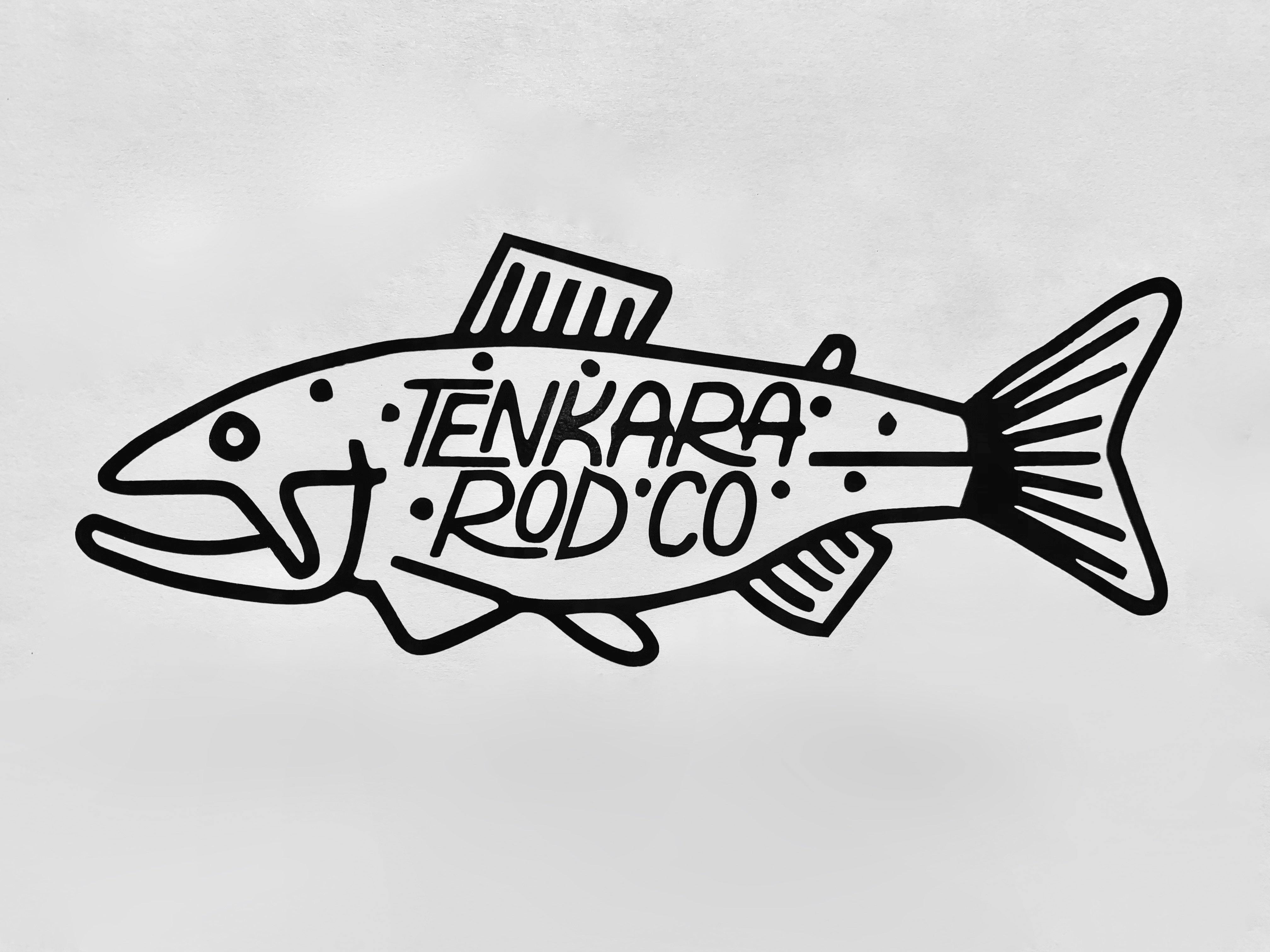Premium Tenkara Fishing Rod Stickers - Durable Vinyl Decals for Fly Fishing Gear, Coolers & Outdoor Equipment - Perfect for Anglers & Fishing Enthusiasts