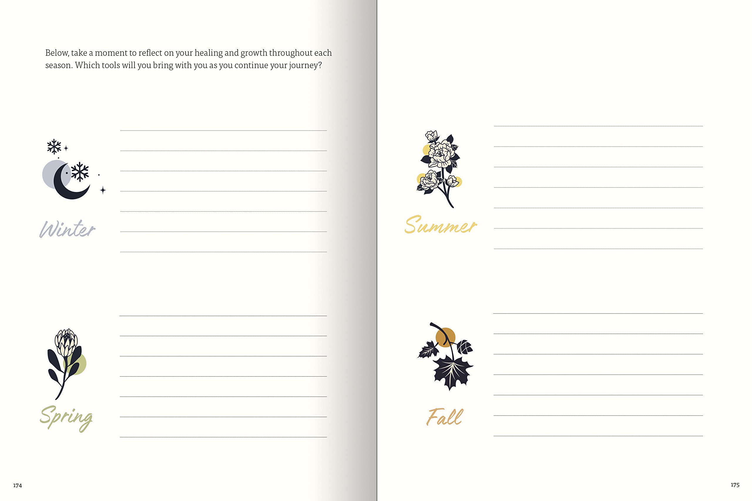 Seasons of You: A Nature-Inspired Self-Reflection Journal for Mindfulness & Personal Growth - Perfect for Meditation, Gratitude Practice & Seasonal Wellness Tracking