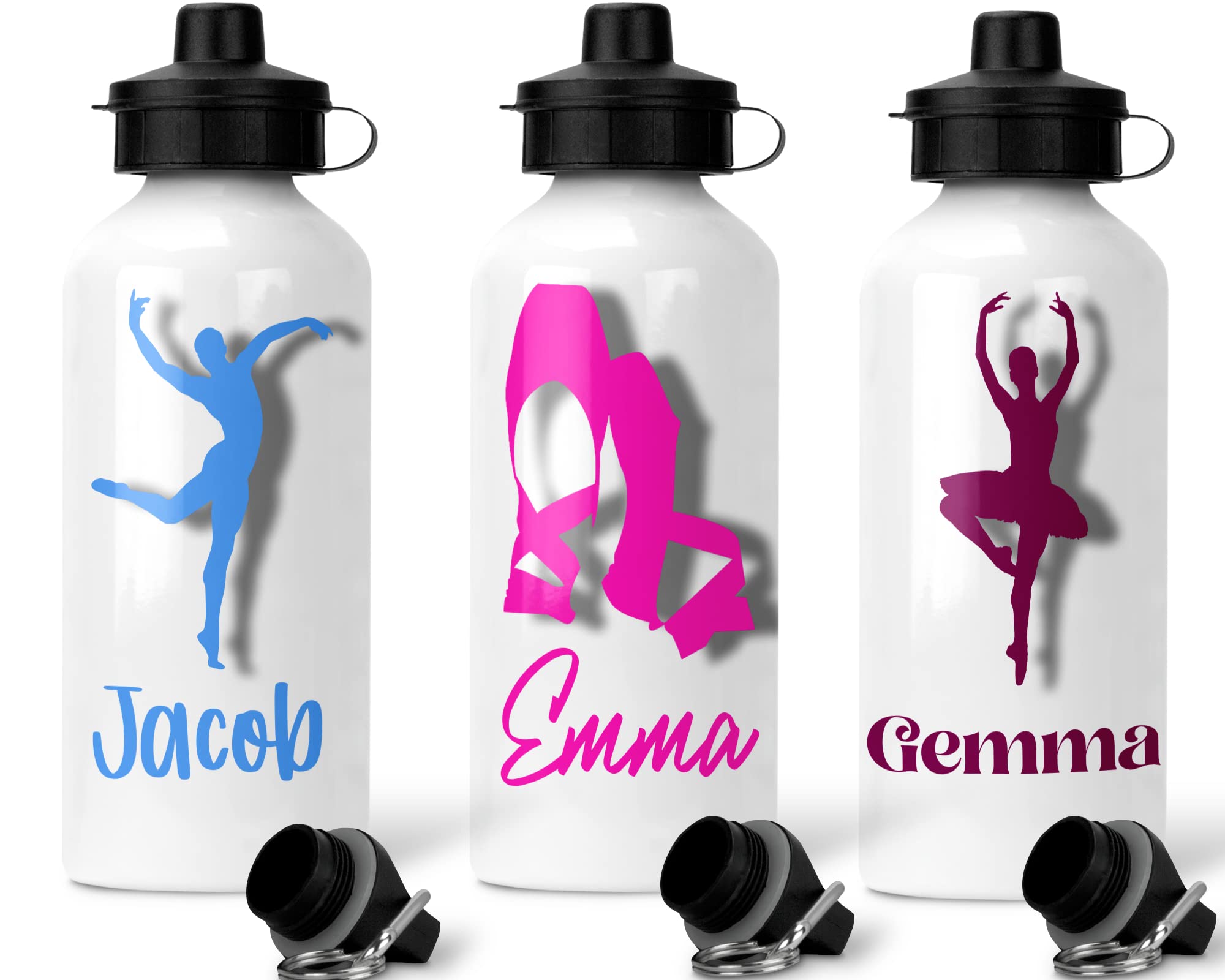Personalized Ballet Water Bottle - Unique Dance Teacher & Ballerina Gift for Ballet Dancers - Perfect for Dance Classes, Rehearsals & Ballet Performances - Great for Male & Female Dancers