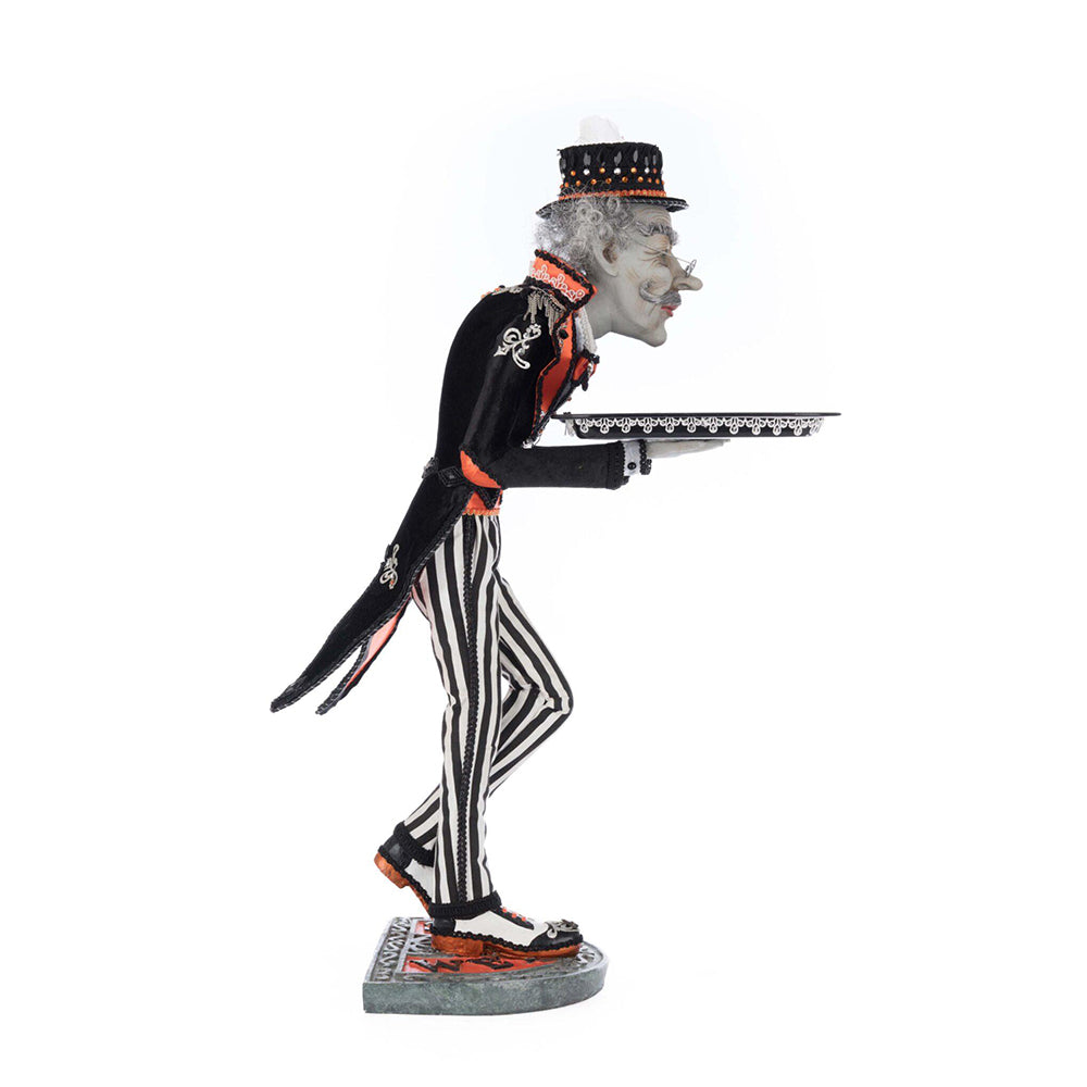 Bartholomew the Butler Server - Elegant Serving Tray by Katherine's Collection - Perfect for Tea Parties, Bridal Showers & Formal Dining