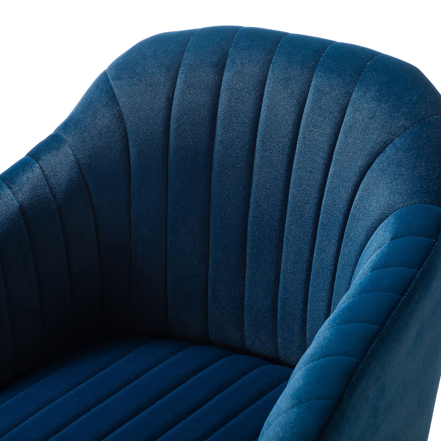 Luxury Velvet Office Chair - Ergonomic Desk Chair with Adjustable Height for Home & Workspace - Perfect for Remote Work, Gaming & Study