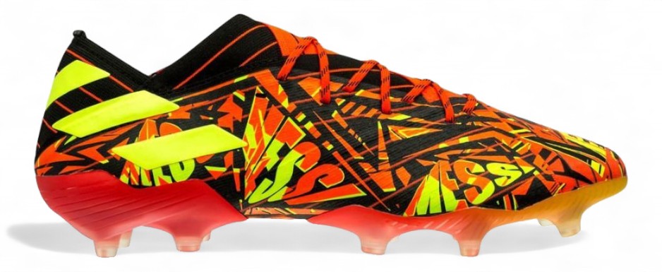 Adidas Nemeziz 19.1 FG Soccer Cleats - Messi Rey Del Balon Football Shoes for Men - Perfect for Turf Matches & Training Sessions
