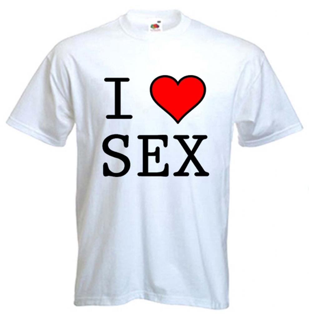 Men's Tribal Graphic T-Shirt - 'I Love Sex' Printed Casual Tee for Streetwear & Night Out