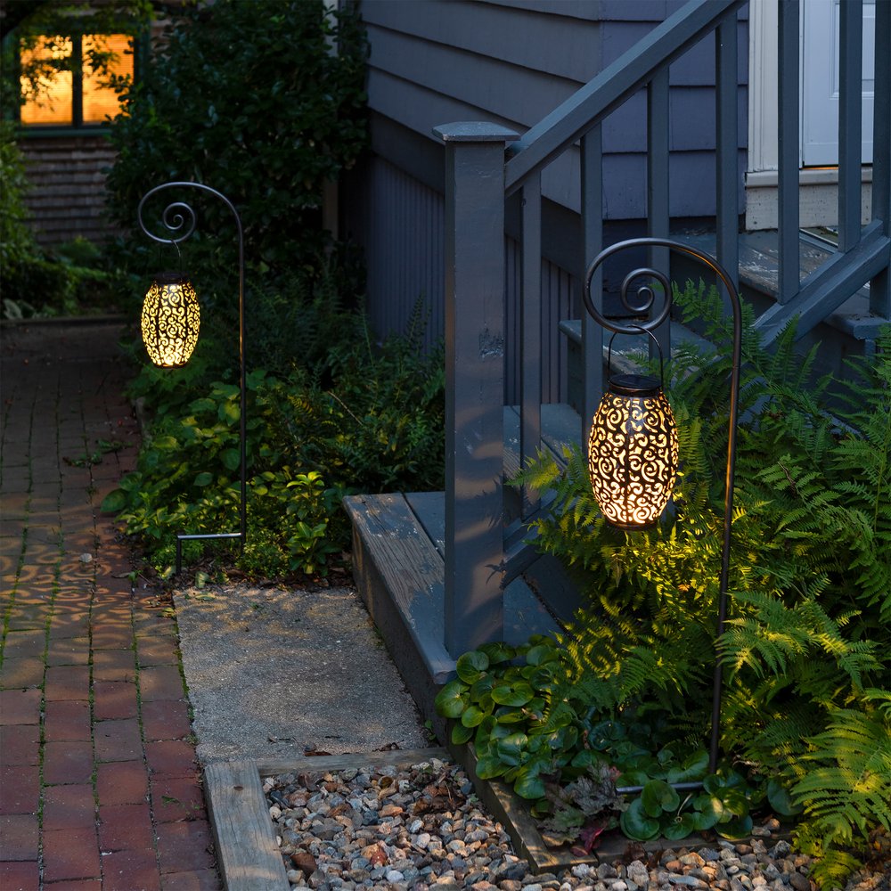Achla Designs Fiddlehead Poles - Set of 2 Decorative Garden Stakes for Outdoor Plant Support & Landscape Decor | Perfect for Flower Beds, Vegetable Gardens, and Patio Decorations