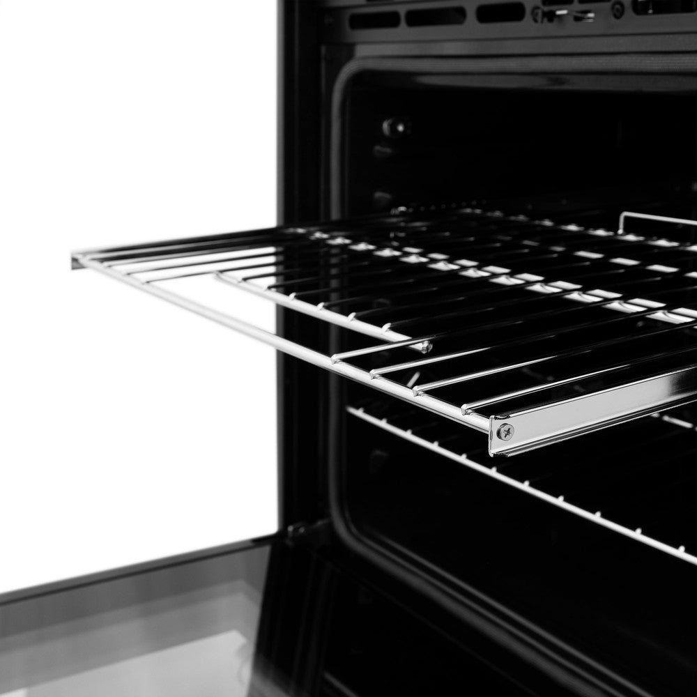 ZLINE Autograph Edition 30 Inch Black Stainless Steel Double Wall Oven with Air Fry & Self Clean - Professional True Convection Oven with Polished Gold Handles (WADBZ 30 G) - Perfect for Home Chefs & Modern Kitchens
