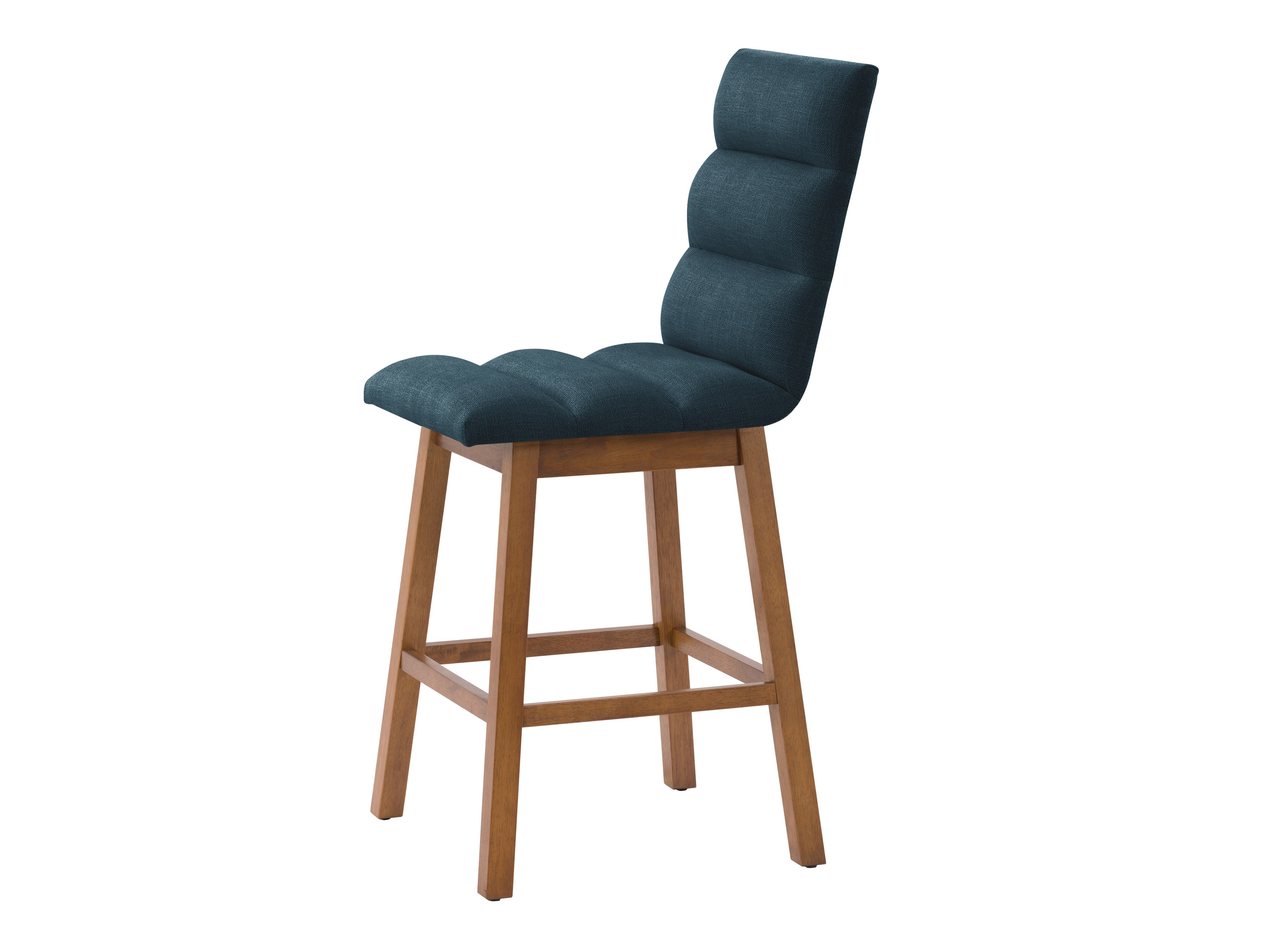 Blue Channel Tufted Bar Stools - 24