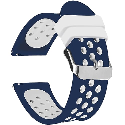 Dark Blue-White