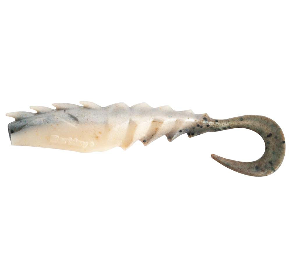 Berkley Gulp Nemesis Prawn Curl Tail Soft Plastic Fishing Lures - Saltwater & Freshwater Bait for Bass, Trout, and Walleye - Perfect for Kayak Fishing and Shore Casting