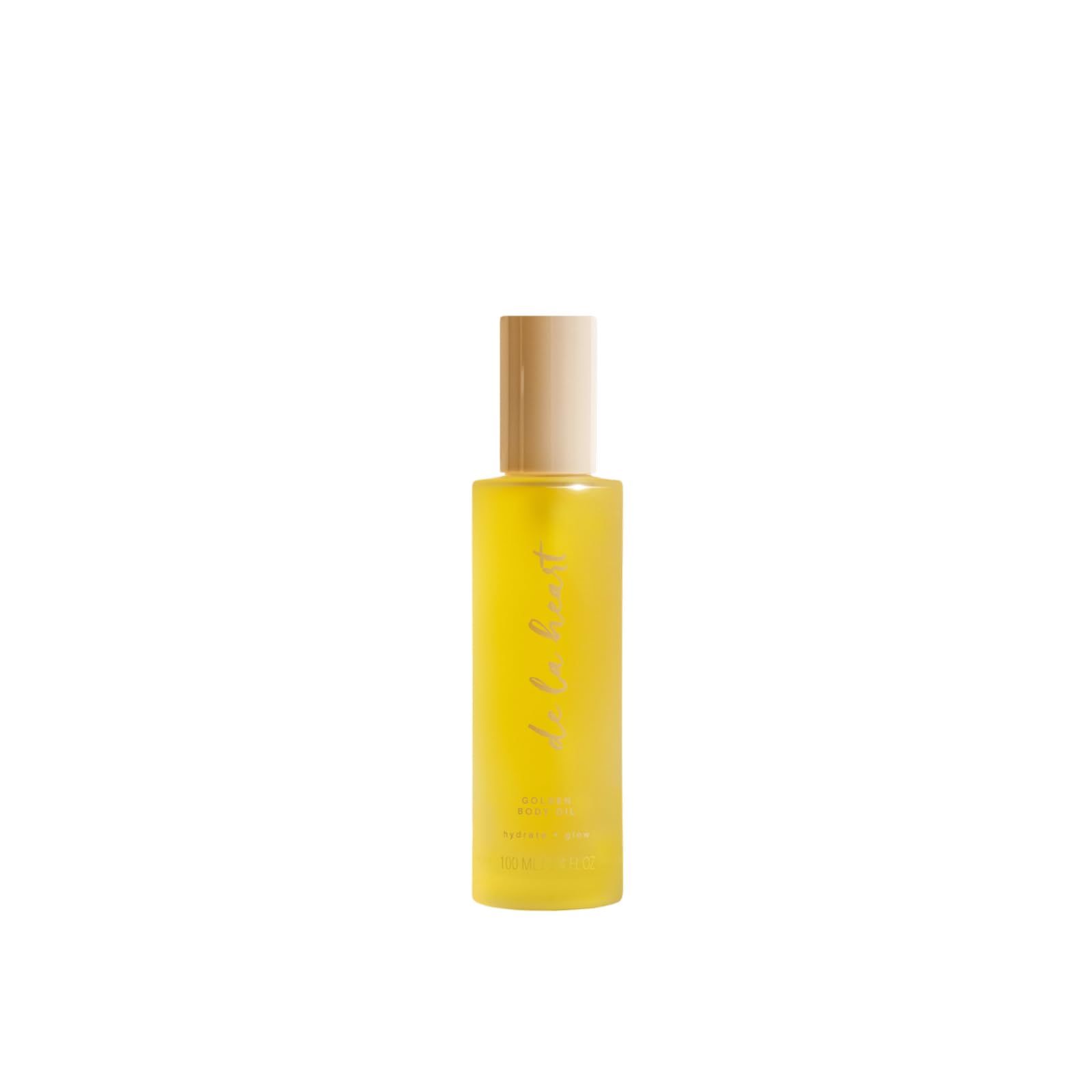De la Heart Golden Body Oil - Nourishing & Hydrating Skin Oil for Radiant Glow, 3.4 fl oz | Perfect for Dry Skin Care, Massage & Nighttime Moisturizing Routine