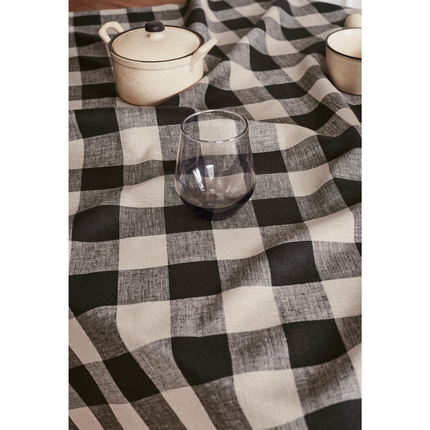 Buffalo Check Table Throw - Soft and Durable Plaid Table Cover for Kitchen, Dining Room, and Picnic - Perfect for Holiday Decor and Outdoor Gatherings