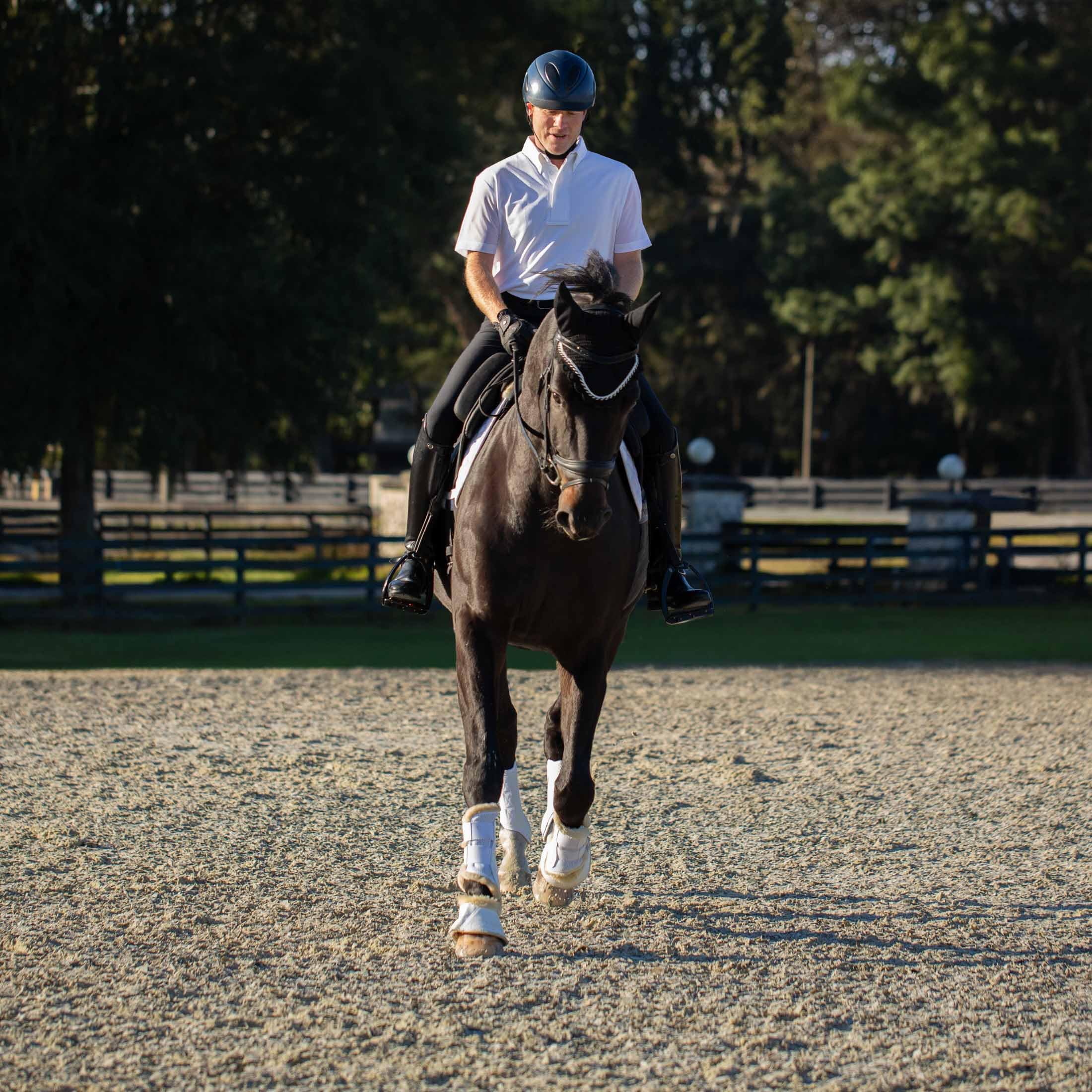 Equinavia Erik Men's Silicone Knee Patch Breeches - Breathable Riding Pants for Equestrian & Horseback Riding | Comfortable Show Jumping, Dressage & Trail Riding Trousers