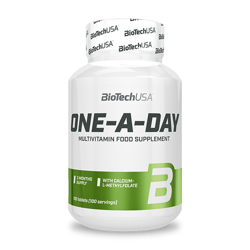 Biotech USA One A Day Multivitamin - 100 Tablets for Men & Women | Daily Immune Support, Energy Boost & Overall Wellness | Perfect for Active Lifestyles, Travel & Busy Professionals