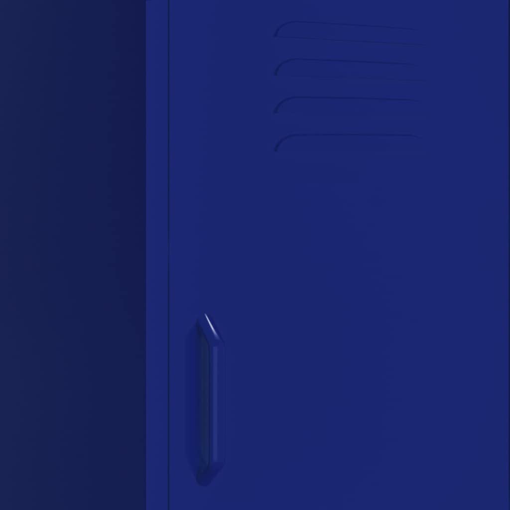 Navy Blue Steel Storage Cabinet 16.7