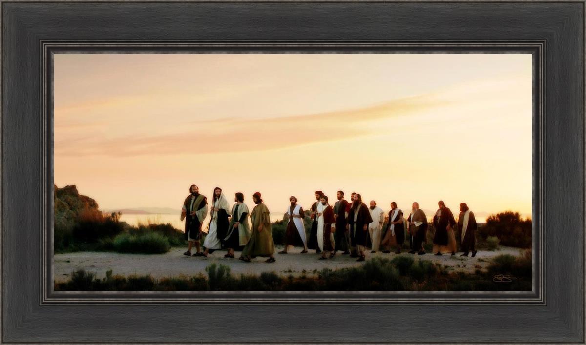 Follow Him - Christian Bible Verse Wall Art for Home & Church Decor - Perfect for Living Room, Bedroom, and Sunday School Inspirational Decorations