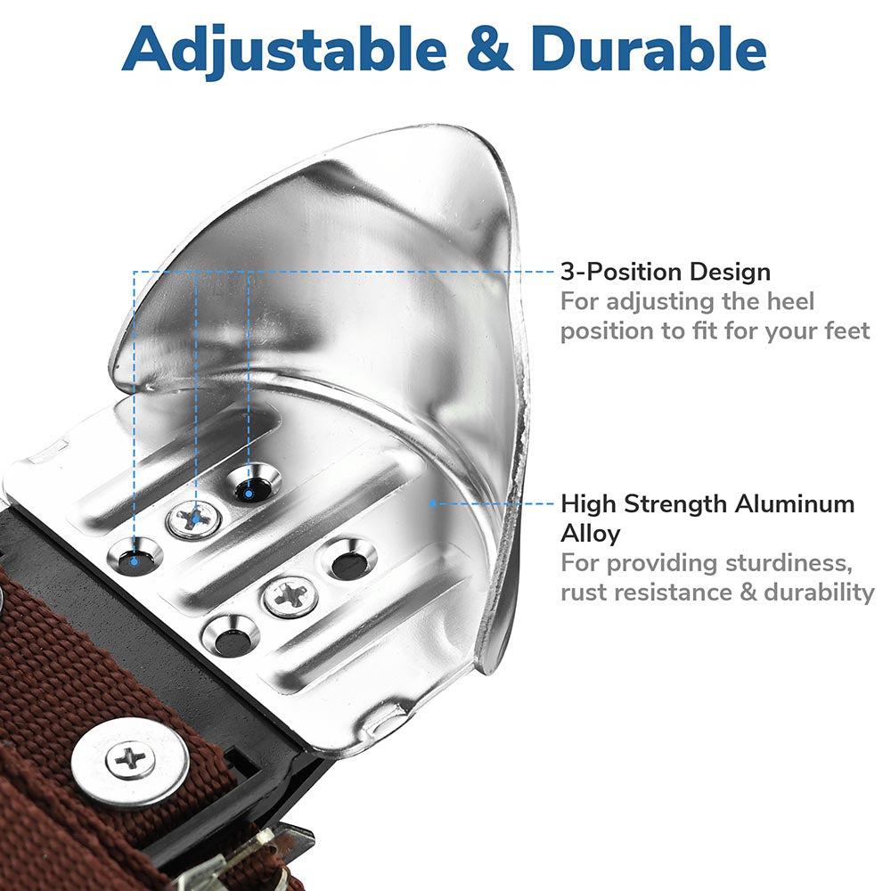 TheLAShop Drywall Stilt Heel Brackets - 2 Pack for Professional Painting & Construction Work - Perfect for Ceiling Painting, Wall Repair, and Home Renovation Projects