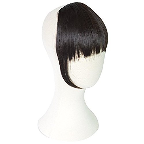 Glan Hair Fringe Hair Extension for Women - Dark Brown Clip-in Bangs | Perfect for Cosplay, Daily Wear & Hairstyle Transformation