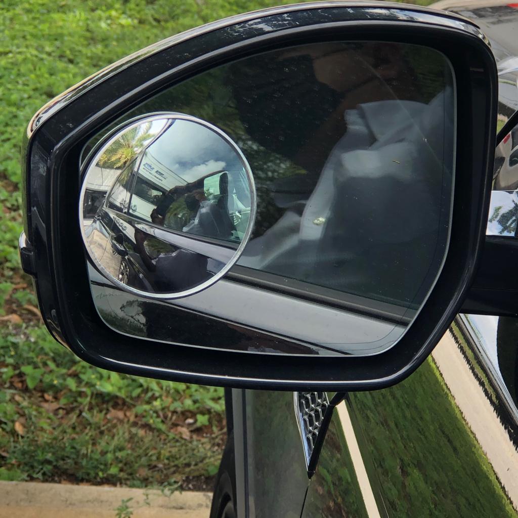 Fortpro 3 Convex Blind Spot Stick-On Mirror for Cars & Trucks (Model F245664) - Wide Angle Rear View Safety Mirror for Parking & Lane Changing