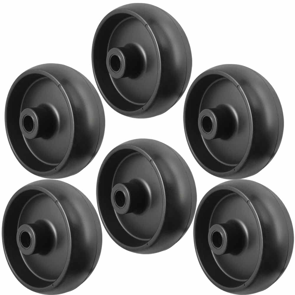 **John Deere Deck Wheel Rollers Replacement (6-Pack) – Compatible with GX10168, R11819, 210-051, 72-119, L110, Ztrak D110 – Durable Aftermarket Parts for Outdoor Mower Decks**    *(Perfect for lawn mower maintenance, deck repair, and smooth terrain operation – ideal for DIY enthusiasts and professional landscapers.)*