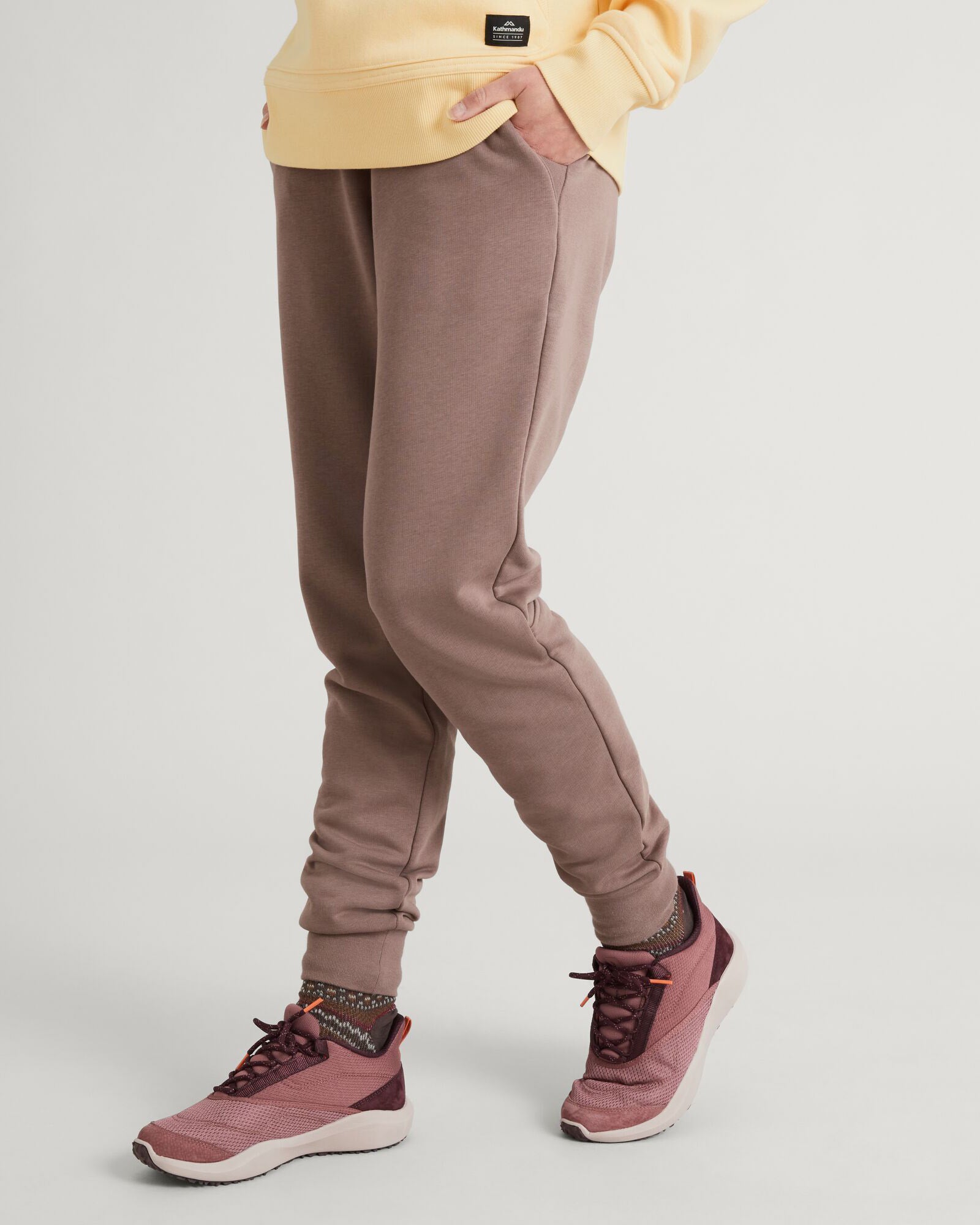 ANY Time Sweats LT Unisex Joggers - Comfortable Casual Athletic Pants for Men & Women - Perfect for Running, Yoga, Gym Workouts & Lounge Wear (Taupe)