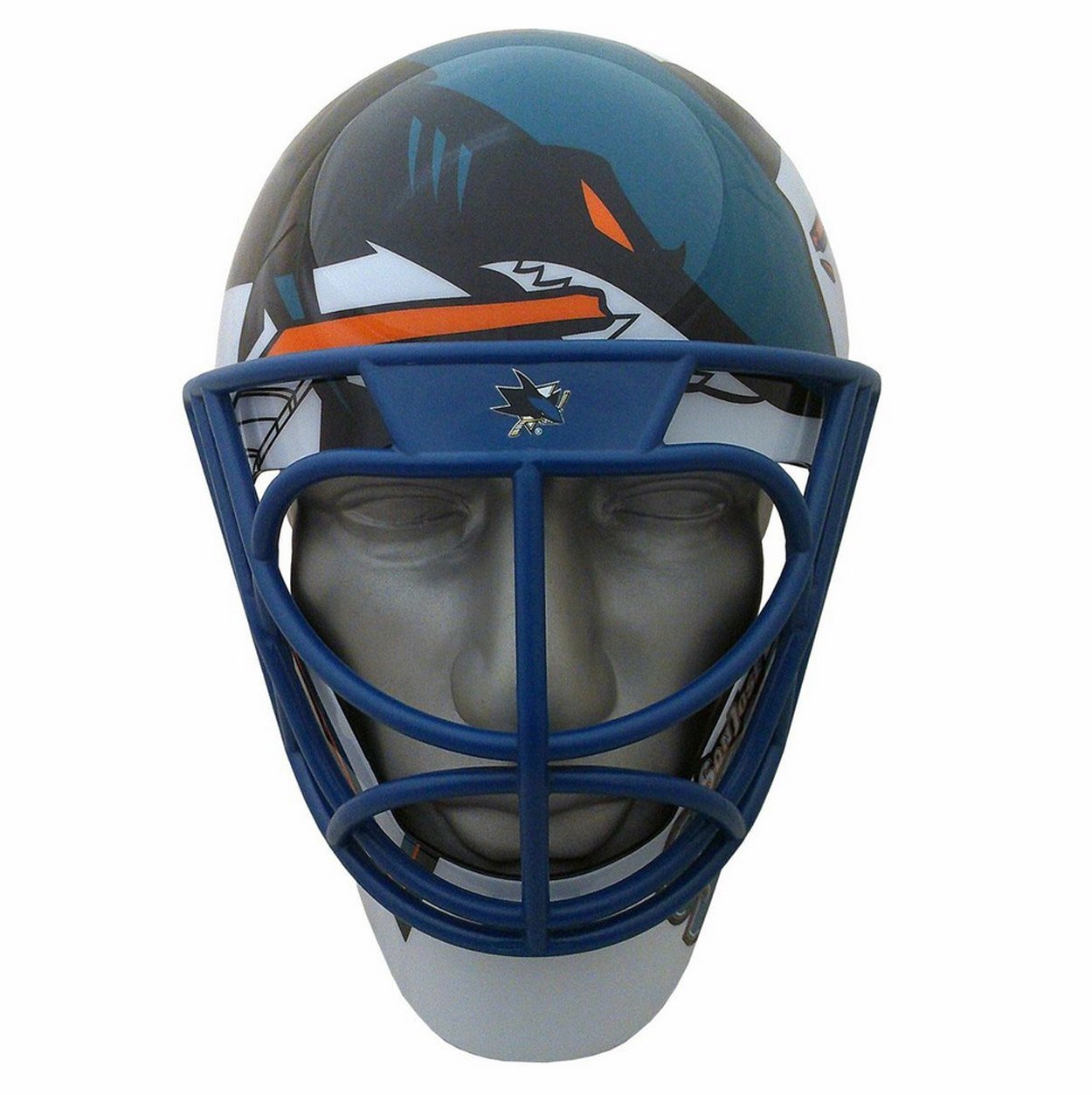 San Jose Sharks NHL Face Mask - Officially Licensed Hockey Fan Gear for Games & Outdoor Activities