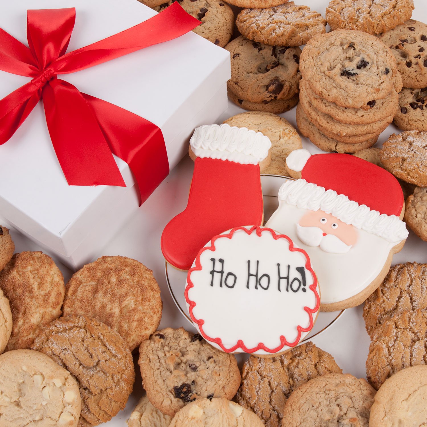 Premium Christmas Signature Cookie Gift Box - 12 Piece Holiday Assortment | Festive Cookies for Gifting, Parties & Holiday Celebrations