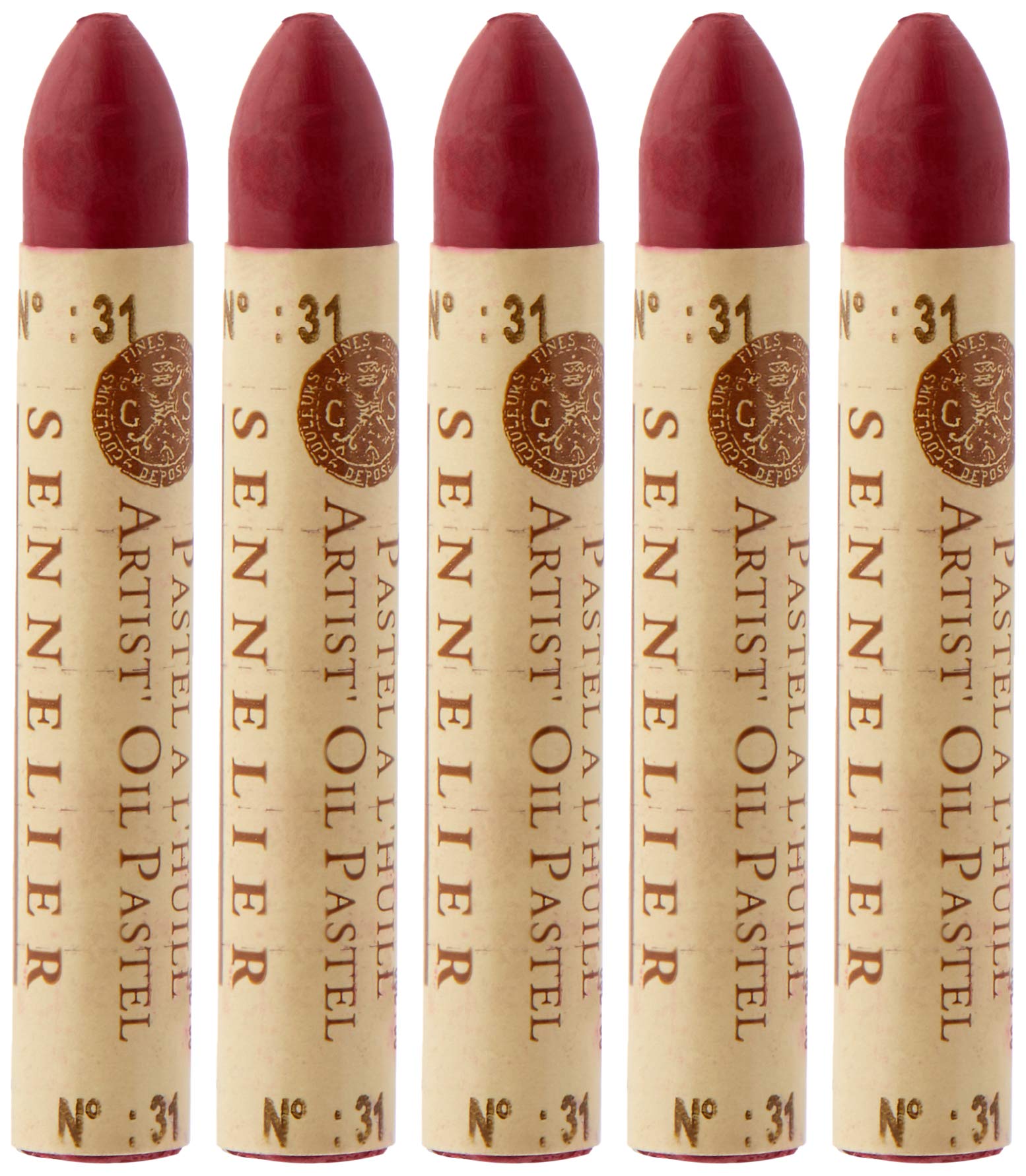 Sennelier Oil Pastel - Ruby Red | Professional Artist Quality Soft Pastels for Drawing & Painting | Perfect for Sketching, Blending & Layering Techniques