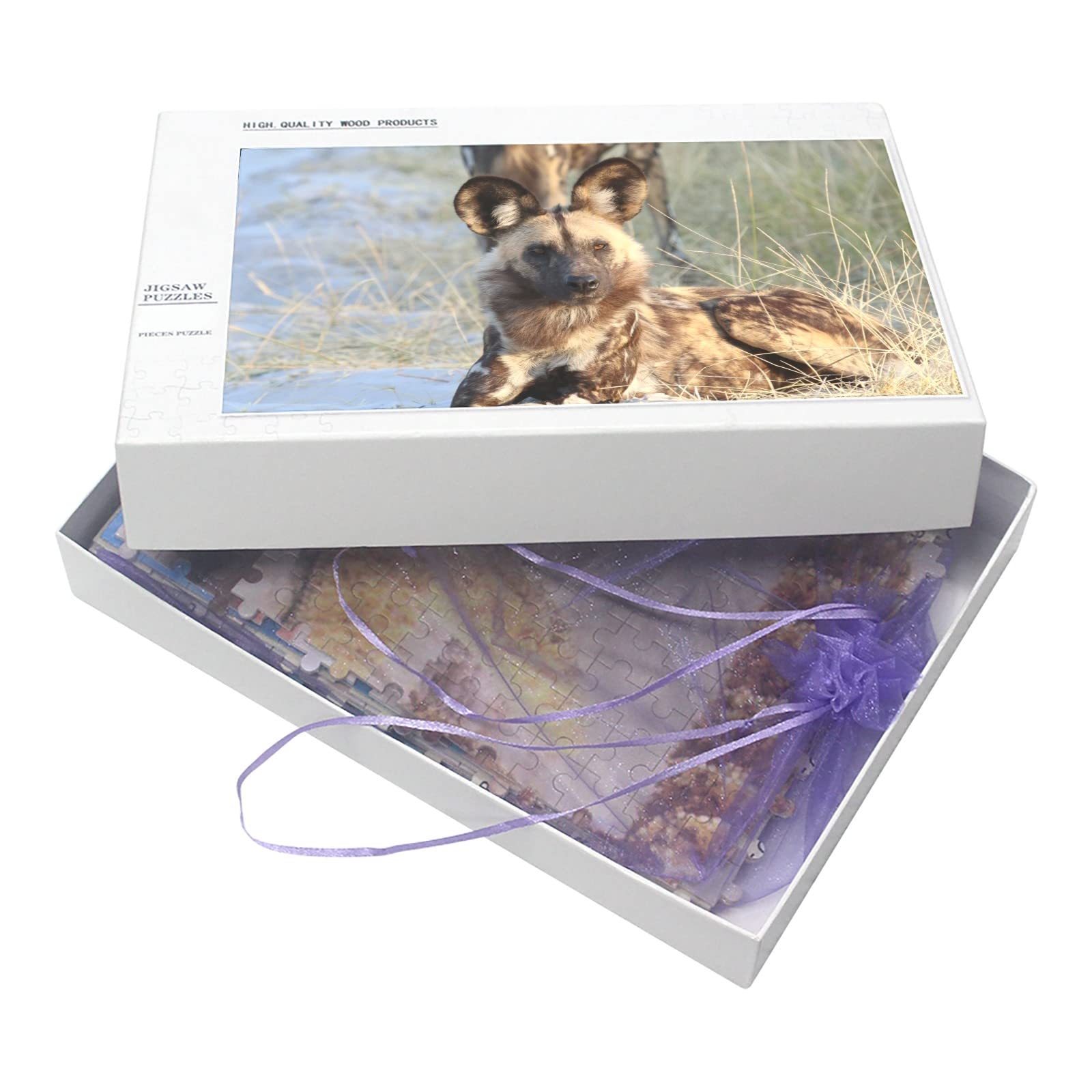 100-Piece Hyena Jigsaw Puzzle for Adults & Teens - Challenging Predator Animal Puzzle (45.5 x 35.5 cm) - Unique Home Decor & Gift Idea for Animal Lovers - Perfect for Family Game Nights & Stress Relief Activities