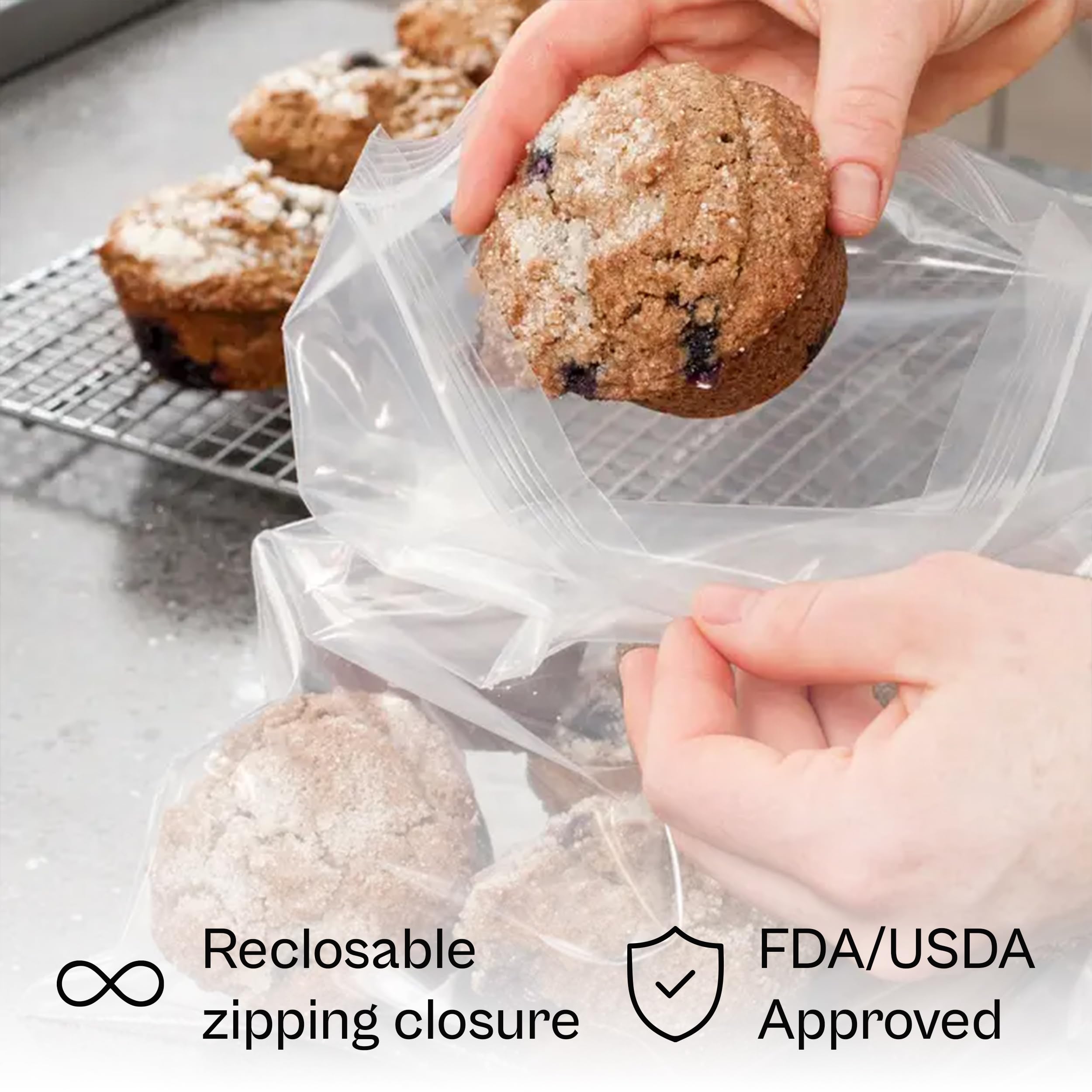 PSBM 12x15 Inch 2 Mil Clear Plastic Reclosable Zipper Bags - 1000 Pack for Jewelry, Crafts & Small Parts Storage | Durable Resealable Pouches for Beads, Buttons, Office Supplies & Organizing