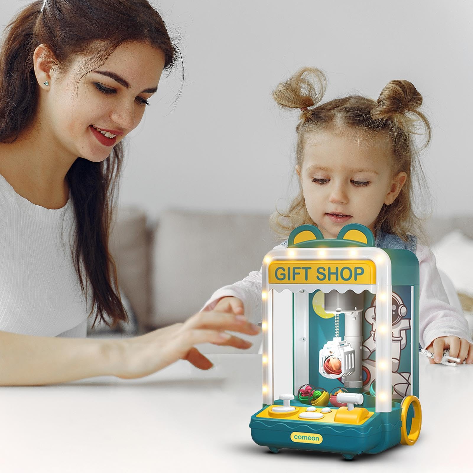 Quaeetyu Kids Claw Machine - Arcade Candy Grabber & Prize Dispenser Game for Children | Fun Birthday Party & Carnival Gift for Boys & Girls