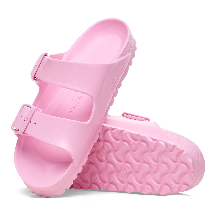 Birkenstock Women's Arizona EVA Essentials Sandal - Comfortable Lightweight Slip-On Sandals for Women in Fondant Pink | Perfect for Beach, Pool, and Summer Outdoor Activities