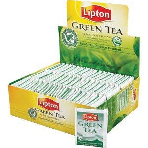Lipton Green Tea Bags - 100 Count Box | Antioxidant-Rich, Refreshing Flavor | Perfect for Morning Boost, Afternoon Relaxation & Office Use