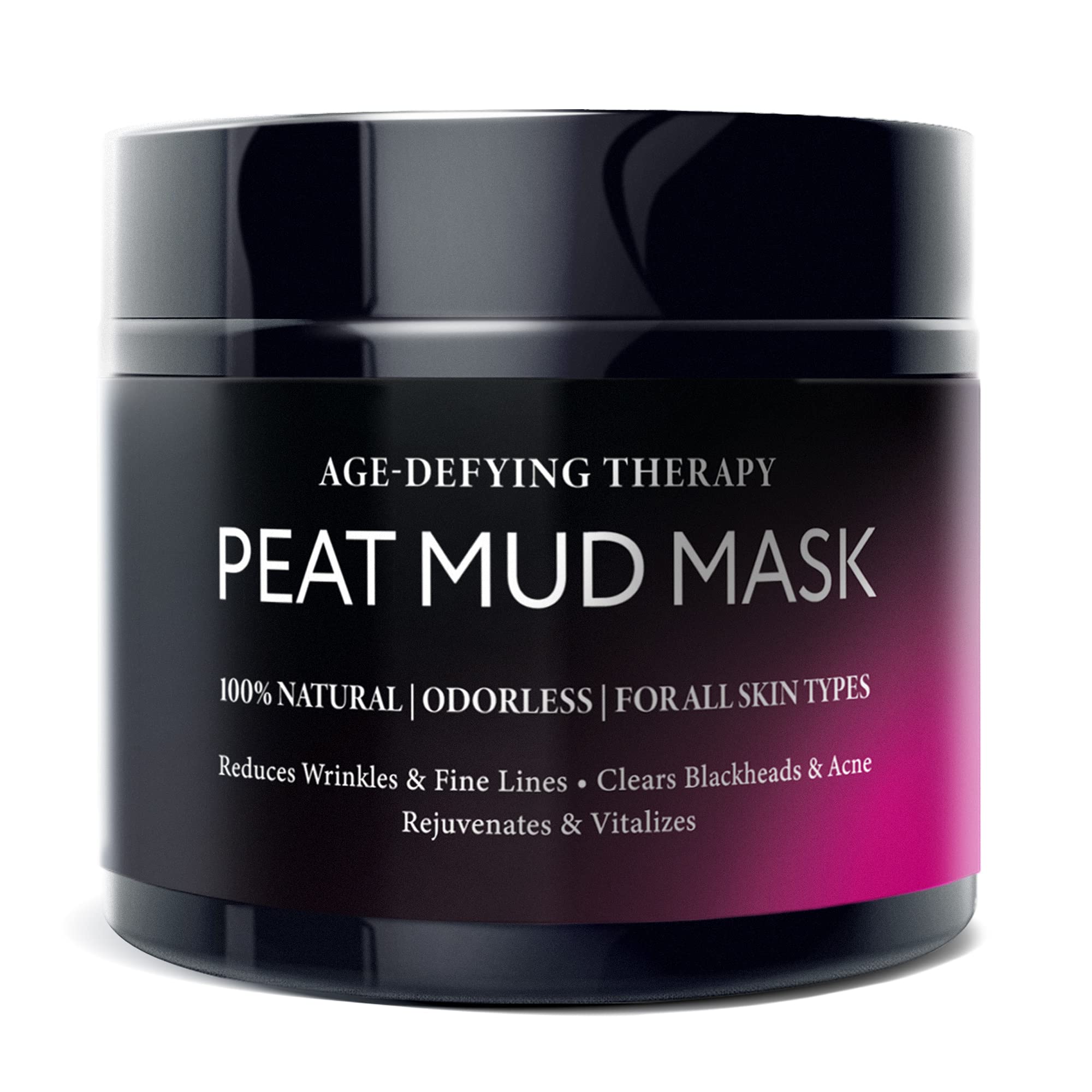 Natural Anti-Wrinkle Face Mask - 100% Healing Peat Mud Therapy | Hydrating & Deep Cleansing Facial Moisturizer | Collagen-Boosting Skincare for Men & Women | 5 oz | Perfect for Spa Nights & At-Home Self-Care Routines