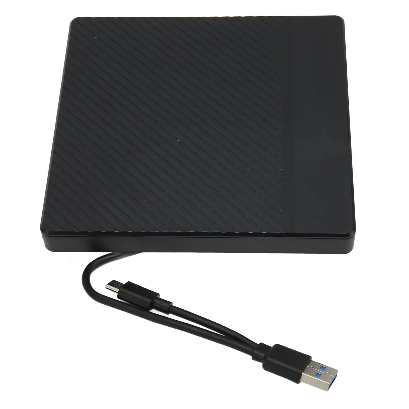 Mrisata USB 3.0 External DVD Drive/CD ROM Rewriter - Portable DVD Player for Laptop, Compatible with USB Type A & Type C - Perfect for Watching Movies, Burning Discs & Data Backup