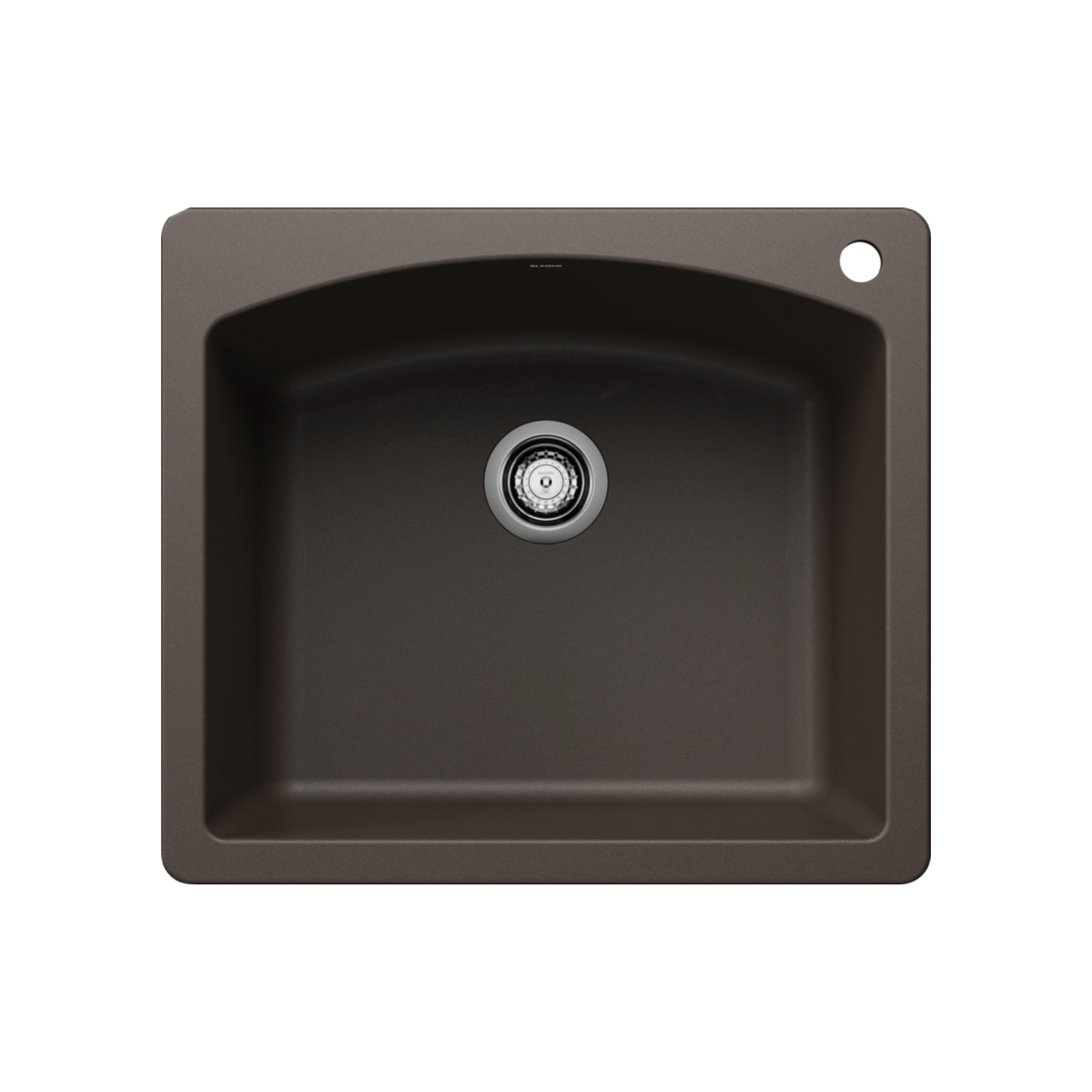 Blanco Diamond Single Bowl Dual Mount Kitchen Sink - Stainless Steel Undermount or Drop-In Sink for Modern Kitchens, Perfect for Cooking & Dishwashing