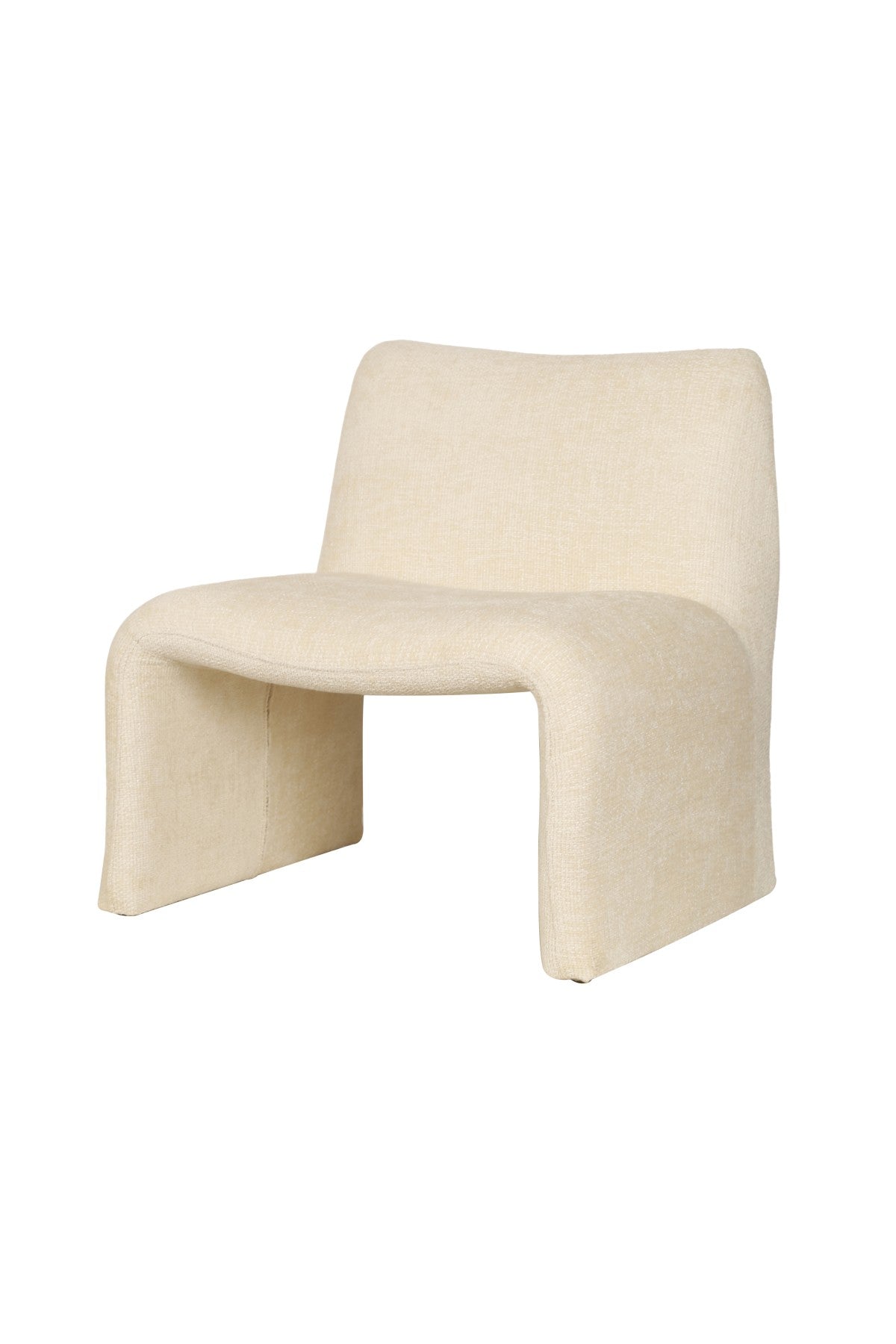 Modern White Accent Chair - Stylish Living Room Furniture for Home Decor, Office & Reading Nook