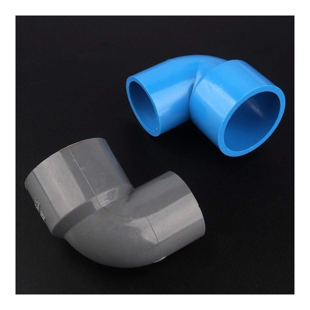 32mm to 20mm PVC Reducing Elbow Joints - 50pcs Gray Pipe Fittings for Aquarium, Fish Tank, Agricultural Irrigation & Garden Water Systems - Durable Plumbing Connectors for Home DIY and Farm Water Management