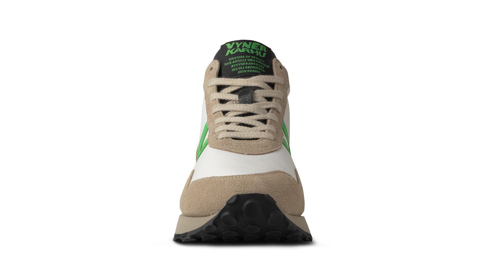 KARHU X VYNER ARTICLES M RUNNER Running Shoes - Smoke Gray / Snow White | Lightweight & Durable for Jogging, Gym Workouts & Everyday Wear