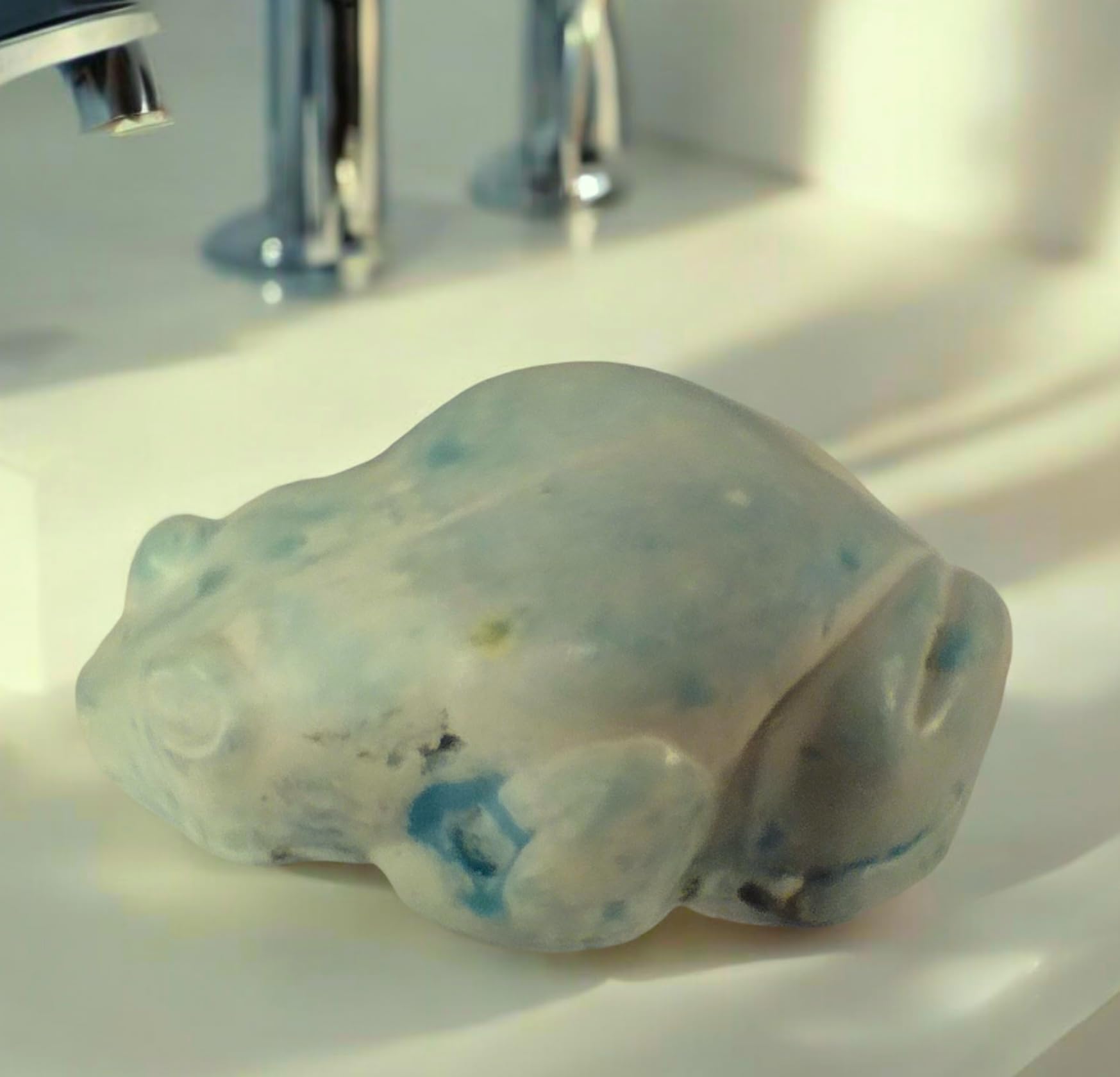 Bob the Toad Handmade Soap - Natural Glycerin Soap for Kids & Adults - Cute Frog-Shaped Bath Gift for Birthday, Baby Shower & Spa Day