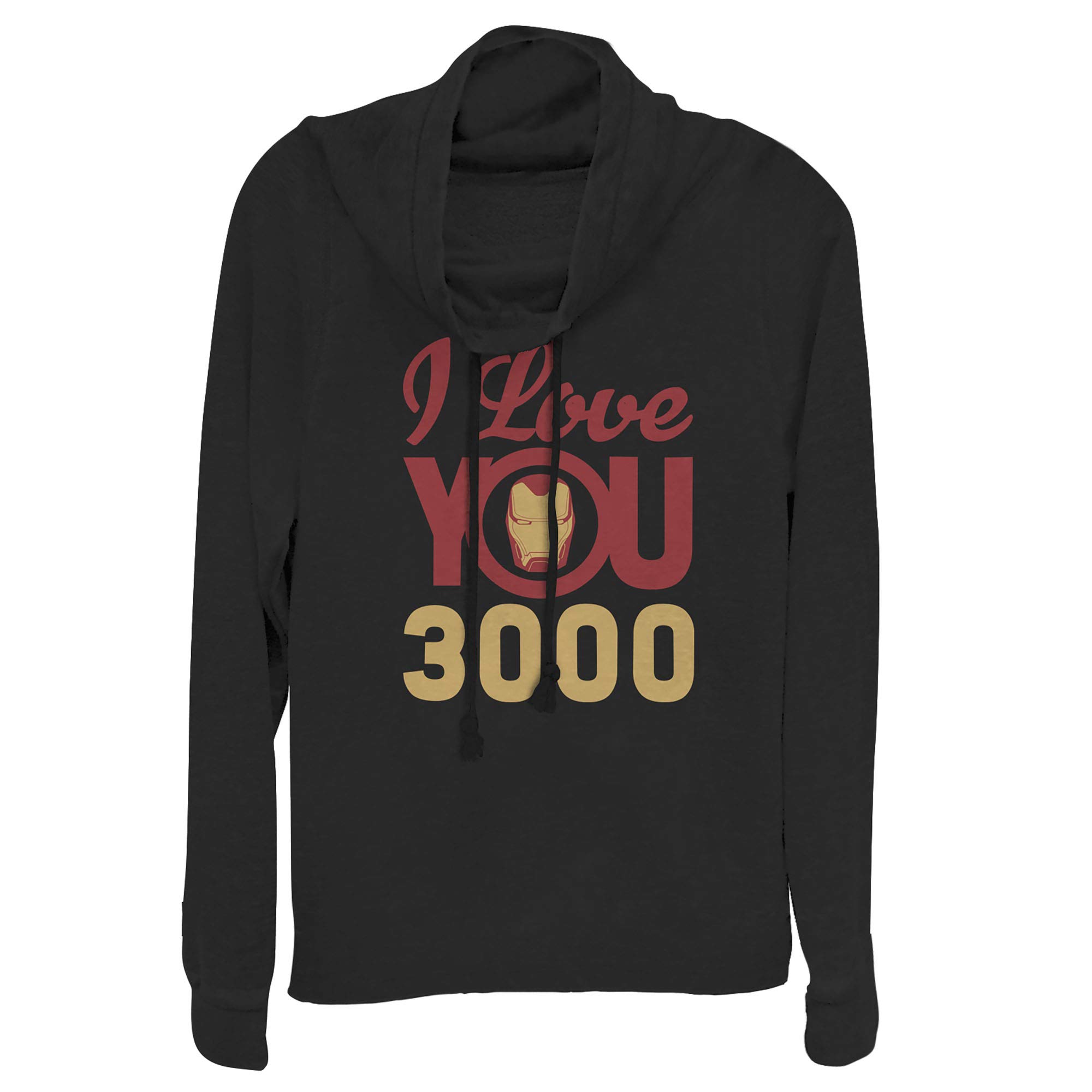 Marvel Iron Man Love 3000 Hoodie for Kids - Soft Cowl Neck Sweatshirt - Perfect for Cosplay, Halloween & Superhero Fans