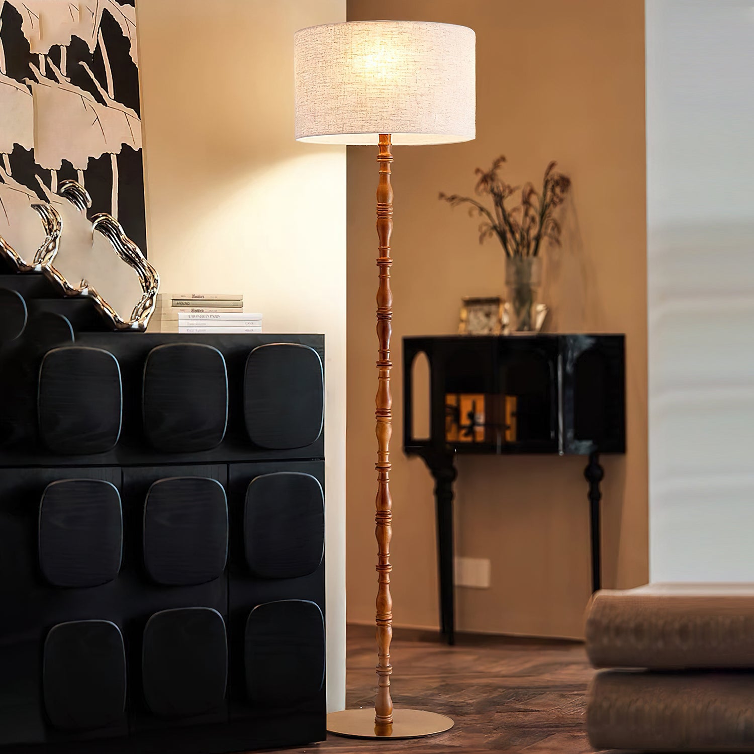 Modern Devansh Floor Lamp - Adjustable LED Standing Light for Living Room, Bedroom & Office - Bright & Energy Efficient Home Decor Lighting