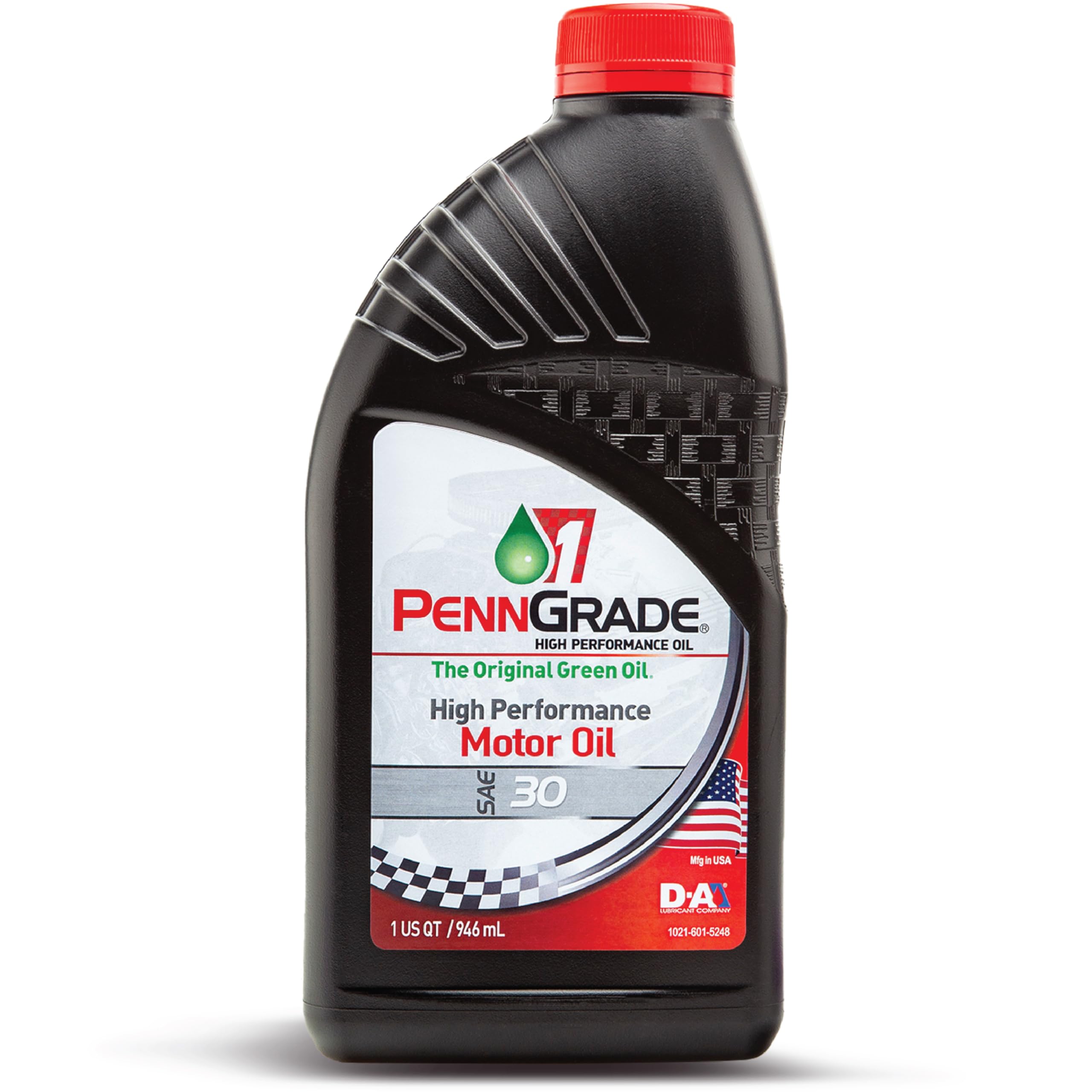 **PENN GRADE 1 Monograde High Performance Oil SAE 30 - 1 Quart (12 Pack) - Ideal for Classic Cars, Motorcycles & Small Engines**