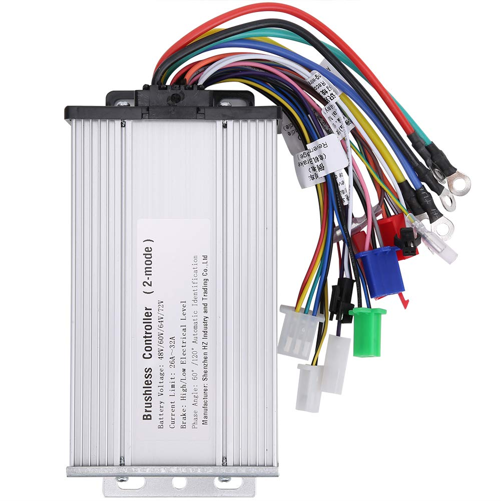 HERCHR 12 Tube Brushless Motor Controller for Electric Scooter - Dual Mode Speed Control