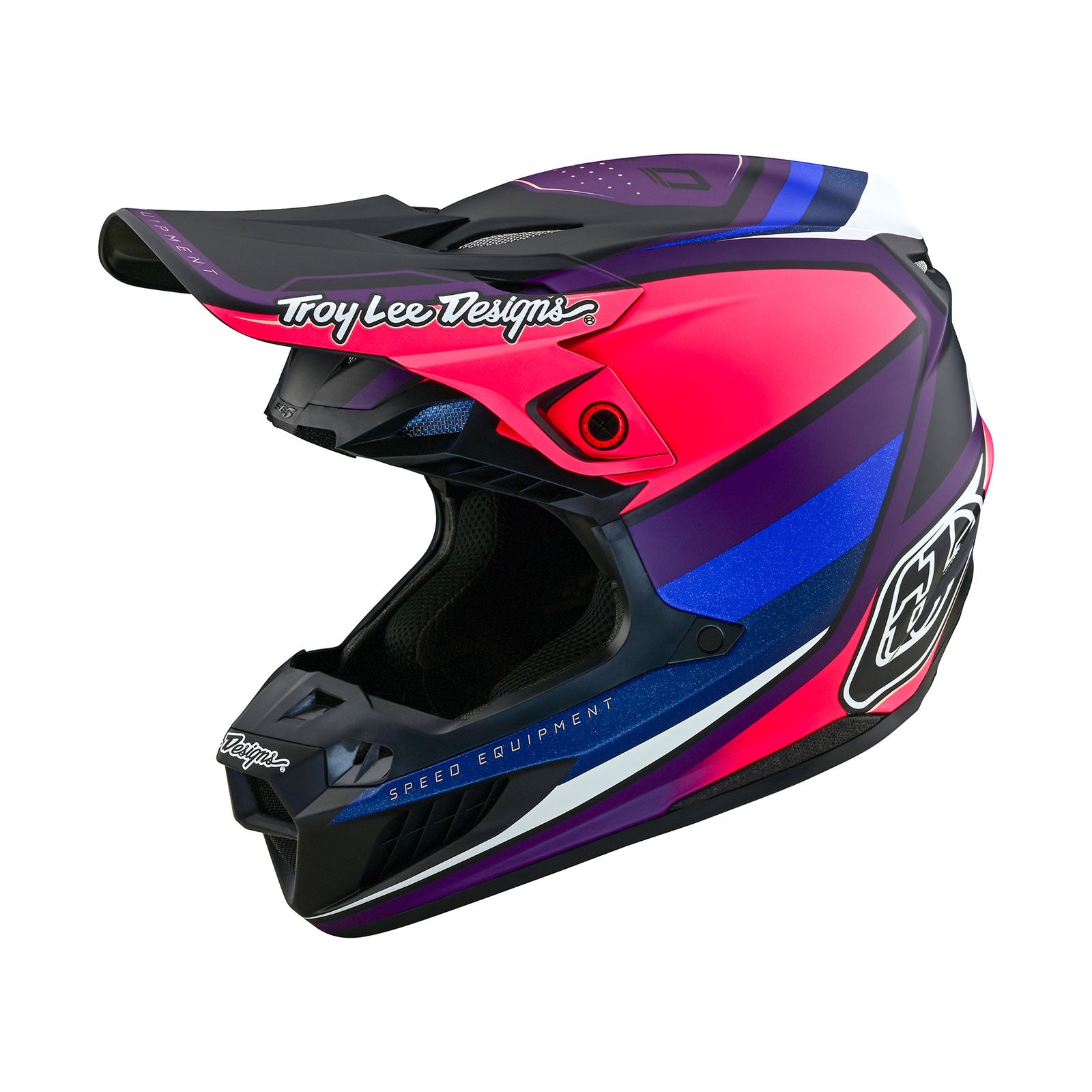 SE5 Composite Helmet Reverb Black/Purple - Lightweight Motorcycle & Bike Helmet for Men & Women - Perfect for Racing, Street Riding & Outdoor Adventures