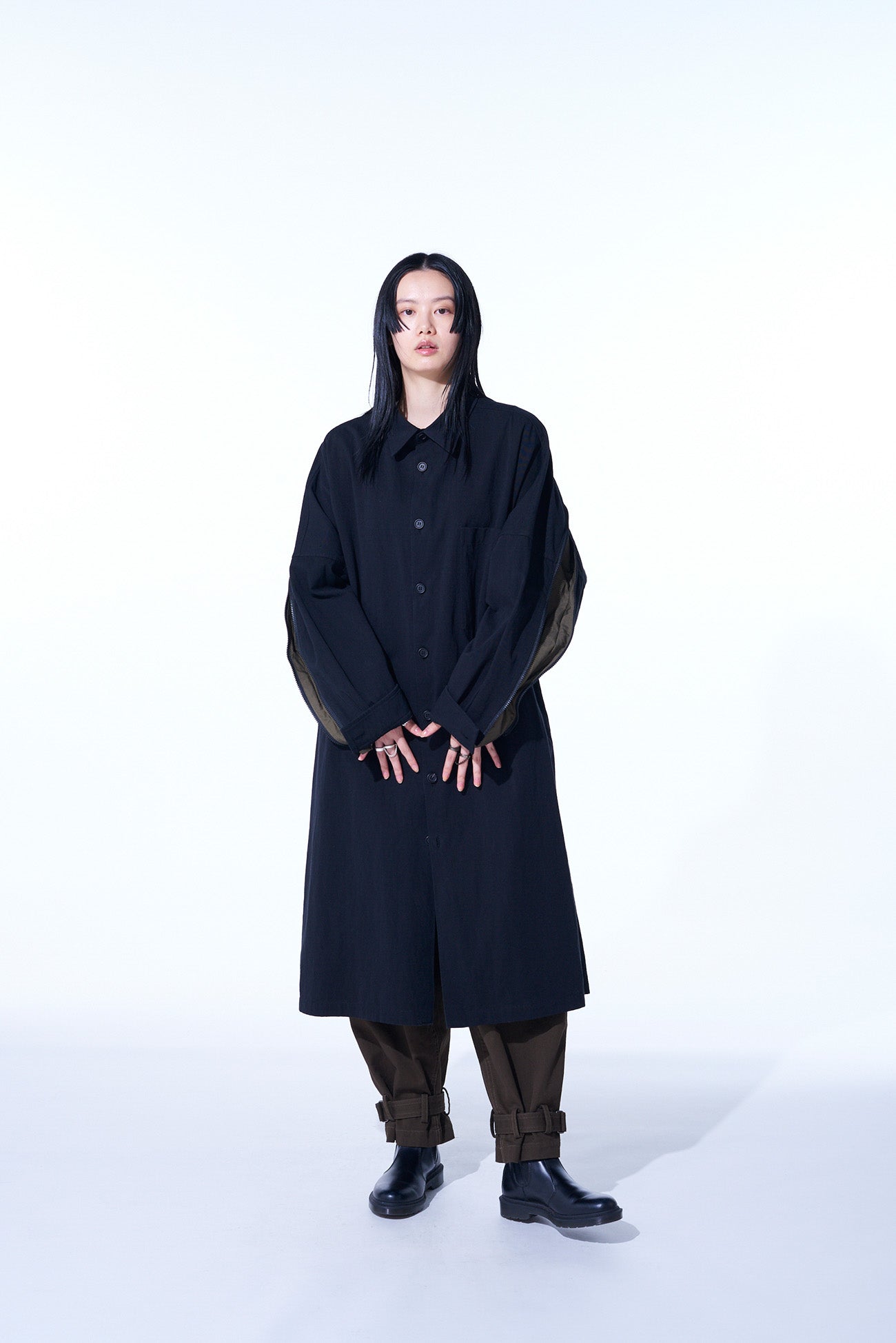 Organic Cotton Hemp Twill Zip-Up Coat with Back Yoke - Eco-Friendly Lightweight Jacket for Men & Women | Perfect for Casual Outings, Travel & Outdoor Adventures